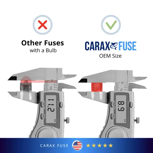 Miniatura 6 de CARAX Premium Mini Blade 50 uds. Surtido Kit LED Fusible Automotriz Inteligente Auto Glow Fusible Fácil Identificación Mezcla 50 uds.