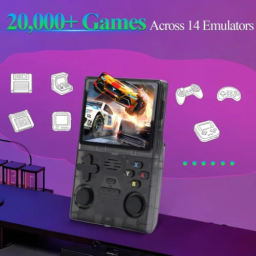 Miniatura 4 de Retrosnap - Consola de juegos portátil 2026, consola retro Snap Gaming Pro con 14 emuladores, más de 20000 juegos precargados, pantalla IPS de 3.5