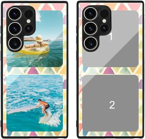 Miniatura 595 de Funda de teléfono personalizada para Samsung Galaxy S22+ / S22 Plus 5G, funda de TPU suave de vidrio templado antiarañazos personalizada con foto