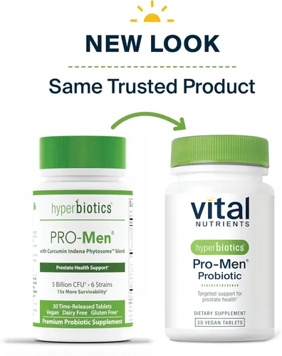 Miniatura 9 de Hyperbiotics Probióticos Vital Nutrients Pro Men Probióticos avanzados para hombres Clínicamente estudiados para la salud de la próstata
