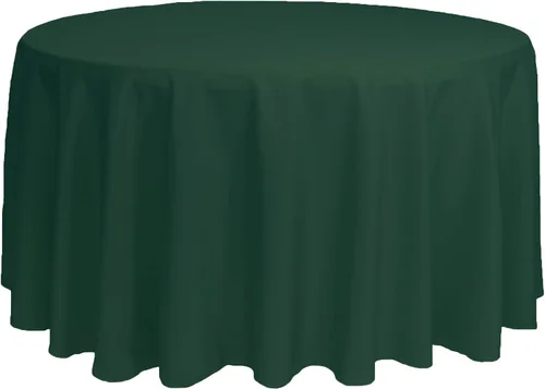 Miniatura 38 de YOUR CHAIR COVERS - Mantel redondo de poliéster prémium de 120 pulgadas - Mantel de lino color champán para mesas redondas estándar