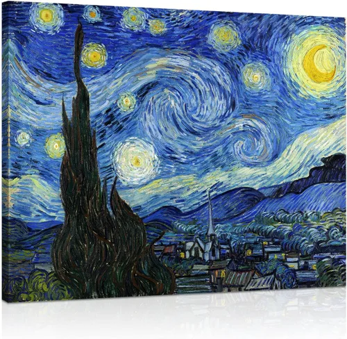 Miniatura 17 de Van Gogh Arte de Pared en Lienzo: Reproducción de Pintura al Óleo Almendro en Flor Imagen de Flores Decoración de Habitación, Impresiones de Arte