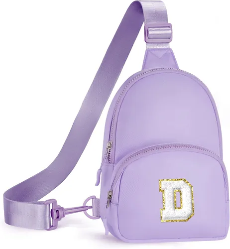 Miniatura 65 de YOOLIFE Bolso bandolera con inicial, bolsas pequeñas para niñas y mujeres, regalos para adolescentes, niñas, adolescentes, novia, dama de honor
