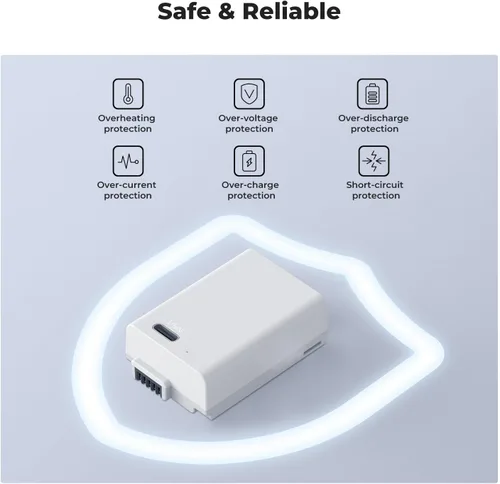 Miniatura 5 de K&F CONCEPT EN-EL25 Batería USB-C EN-EL25A Z50ii Batería con carga rápida 2H Compatible con Nikon Z50ii Z50 Z30 Zfc Camera MH-32 Cargador