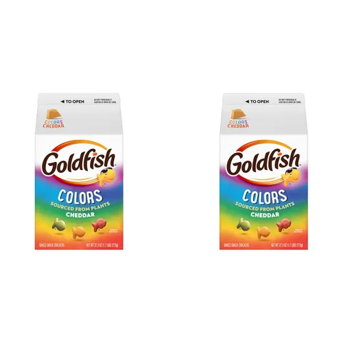 Miniatura 16 de Goldfish Galletas de queso cheddar, horneadas con grano entero, caja de 27.3 onzas