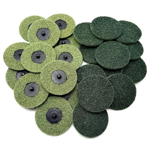 Miniatura 9 de SIGNI 30 unidades de discos abrasivos no tejidos de nylon de 5 cm de diámetro con granos surtidos para cambio rápido, acondicionadores de superficie