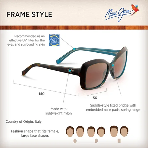 Miniatura 6 de Maui Jim Gafas de sol polarizadas de moda orquídea para mujer