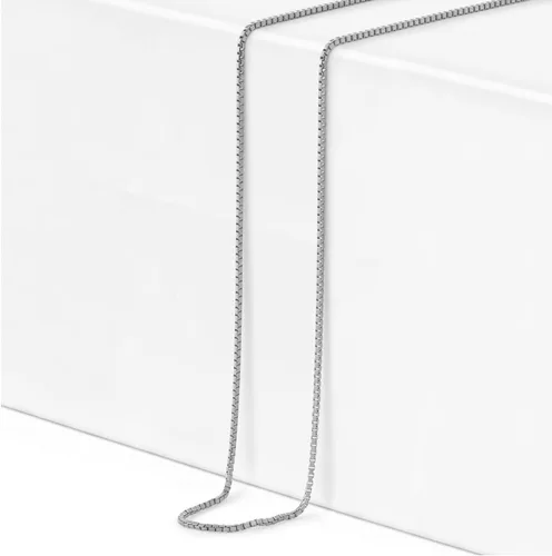 Miniatura 4 de LeCalla Collar de cadena ajustable de plata de ley 925, collar de cadena bolo deslizante para mujer, 24 pulgadas