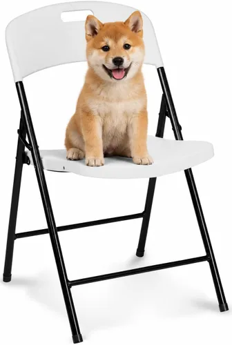Miniatura 13 de Oline Silla Plegable, Sillas Plegables de Plástico para Interior y Exterior, Comerciales, Apilables, Plegables, para Invitados, para Eventos