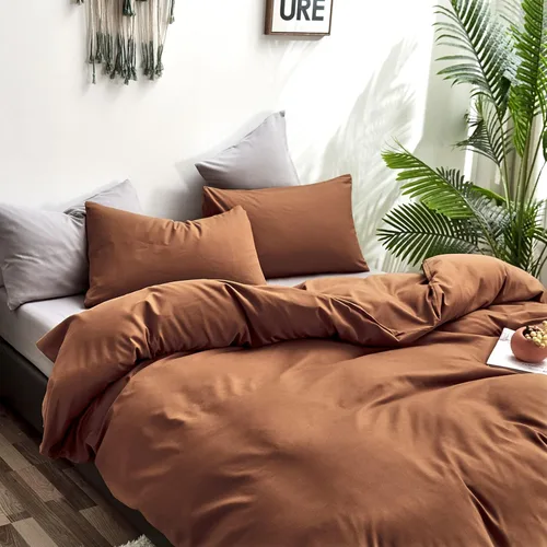 Miniatura 38 de CLOTHKNOW - Juego de edredón verde militar tamaño completo de 3 piezas, juego de ropa de cama verde oscuro, edredón suave con 2 fundas de almohada
