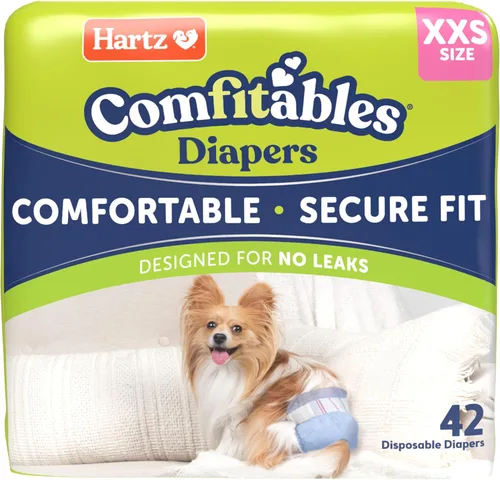 Miniatura 21 de Hartz Pañales desechables para perros, talla M, 32 unidades, ajuste cómodo y seguro, fácil de poner Value Pack