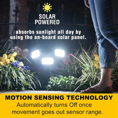 Miniatura 2 de Bionic Floodlight Deluxe Luz Solar para Exteriores Impermeable Luz de Patio Sensor de Movimiento Luces para Exteriores con Control Remoto Ajustables