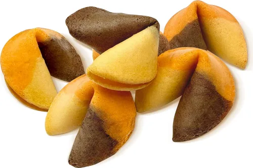 Miniatura 2 de Soeos Galletas de la fortuna de sabor 3 en 1, galletas Fortune envueltas individualmente a granel, aproximadamente 50 galletas, galletas crujientes