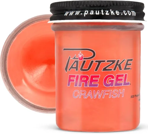 Miniatura 25 de Pautzke - Atrayente de pesca de cebo de gel de fuego, aroma de trucha, gel de aroma de pescado de larga duración, compatible con agua dulce y CAMARÓN