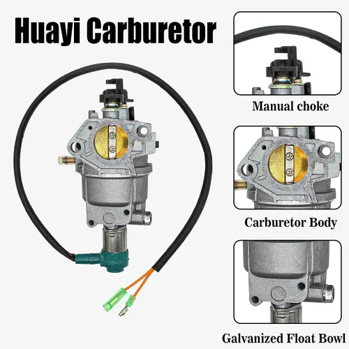 Miniatura 3 de HUAYI P27-2 Carburador para Honda EM5000SX EB5000 EM6500SX EB6500 EW171 EB3500 EB3800X EM3500X EM3500SX EM3800SX EW140 y GX340 GX390 Generador