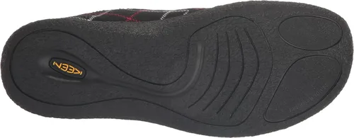 Miniatura 4 de KEEN Pantuflas Howser 3 Slide cómodas y duraderas para mujer, Cuadros Negros