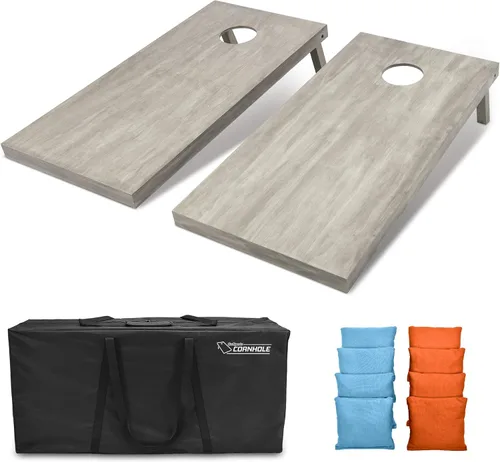 Miniatura 86 de GoSports Juego de tablas de cornhole de madera de tamaño reglamentario de 4 x 2 pies, incluye funda de transporte y bolsas de frijoles