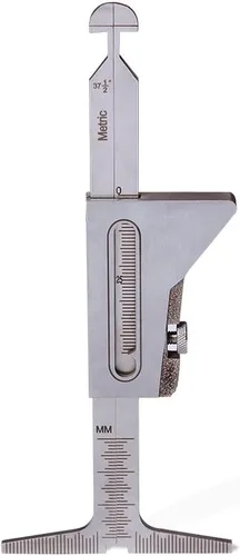 Co-link Medidor de soldadura HI-LO de acero inoxidable en pulgadas y métrico para la medición de tubería después de ajuste/alineación espacio de