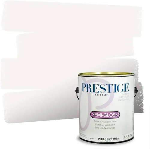 Miniatura 28 de Prestige Paints - Pintura exterior e imprimación en uno, 1 galón, plano, E500-P-A011GP