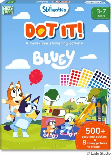 Miniatura 10 de Skillmatics Dot It - Arte adhesivo de princesa Disney, diversión sin desorden para niños, más de 500 calcomanías, kits de manualidades, actividad