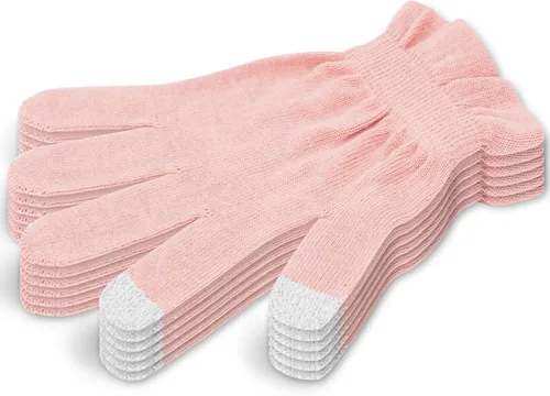 Miniatura 10 de Donfri 2 pares de guantes hidratantes de algodón para pantalla táctil durante la noche para SPA manos secas, cuidado de manos hidratantes día