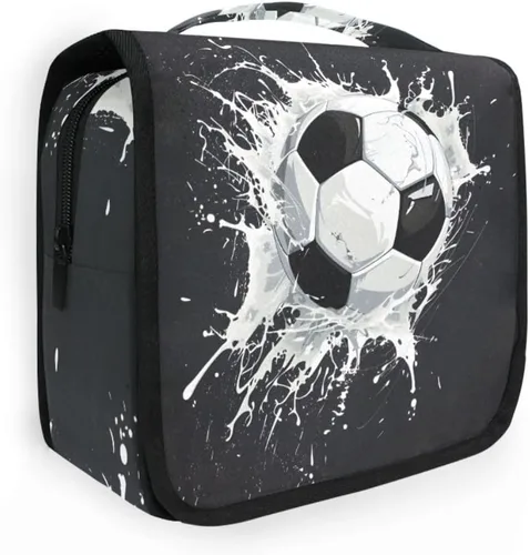 Miniatura 35 de Neceser colgante de viaje -326 - Kit de fútbol para maquillaje, organizador de cosméticos para hombres y mujeres