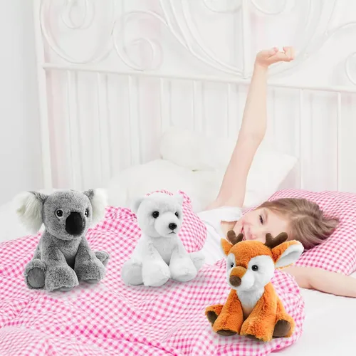Miniatura 4 de Koala - Juguete de peluche suave y tierno de 8.5 pulgadas, animales de peluche de koala lindos y realistas, regalos para niños y niñas, juguete