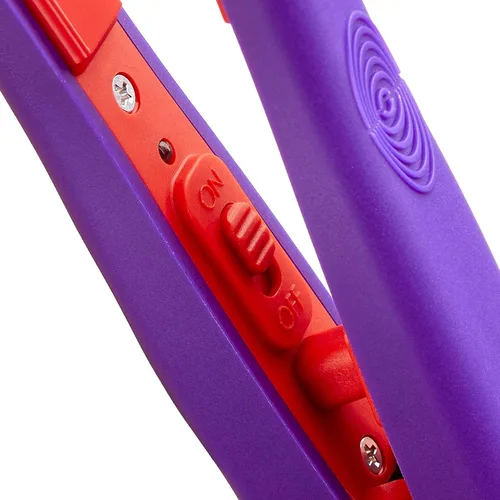 Miniatura 4 de Hot Beauty Mini plancha plana profesional de cerámica de 1/2 pulgada, antiencrespamiento, calentamiento rápido, estilo versátil para cabello rizado