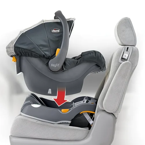 Miniatura 5 de Chicco KeyFit - Asiento y base de automóvil infantil Asiento trasero para bebés de 4 a 22 libras Incluye soporte para cabeza y cuerpo Encore