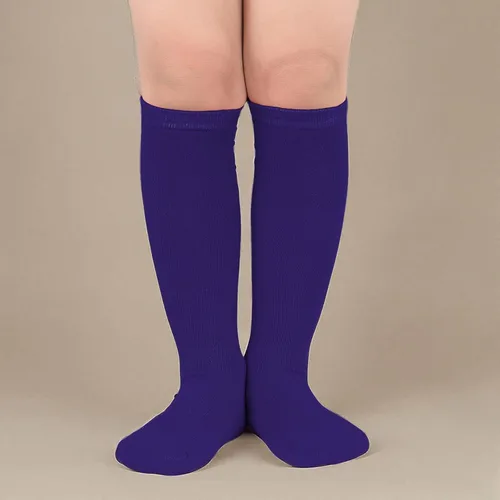 Miniatura 7 de American Trends Calcetines deportivos para niños y niñas, a rayas, hasta la rodilla, para fútbol, béisbol, sóftbol, para niñas pequeñas