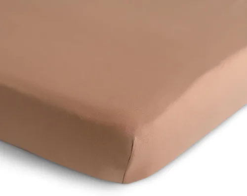 Miniatura 2 de mushie Sábana pequeña elástica y suave para cuna, ajustable de 24 x 38 pulgadas (natural)