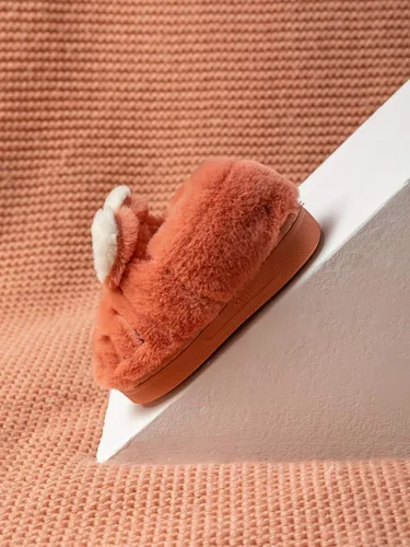 Miniatura 6 de Zapatillas de conejo suave para niños y niñas