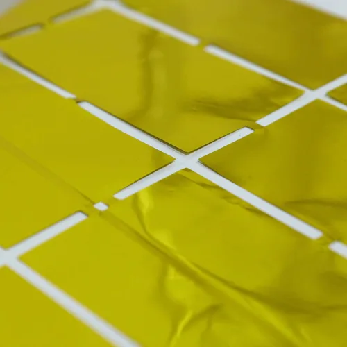 Miniatura 7 de Efavormart - Telón de fondo rectangular de aluminio metálico dorado brillante para puerta, ventana, fiesta, 3 x 6.5 pies