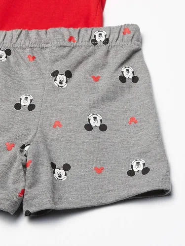 Miniatura 3 de Disney Mickey Mouse - Conjunto de camiseta y pantalones cortos para bebé a niño grande