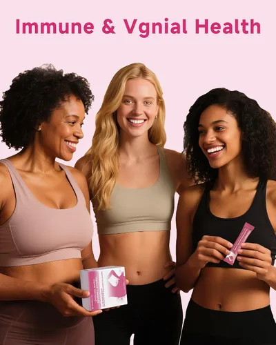 Miniatura 8 de Polvo probiótico para mujeres, más de 100 mil millones de UFC, probióticos en polvo de arándano para la salud vaginal/intestinal/digestiva/inmune