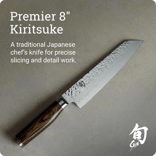 Miniatura 3 de Shun Cuchillo Kiritsuke Premier de 8" Marrón