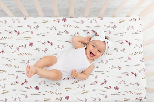 Miniatura 6 de Sweet Jojo Designs Sábanas bajeras para cuna (jardín bohemio rosa floral) para niñas, guardería infantil, habitación de niños pequeños
