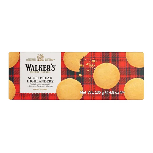 Miniatura 16 de Walker's Shortbread Highlanders, galletas de mantequilla pura de mantequilla, caja de 4.7 onzas (paquete de 2)