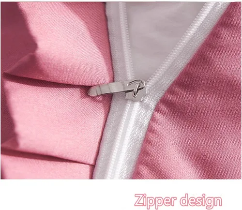 Miniatura 5 de Cama, Color sólido Dormitorio Juego de ropa de cama compatible con Queen Matrimonial Cama Doble Edredón Funda de Edredón Funda de Almohada Sábanas