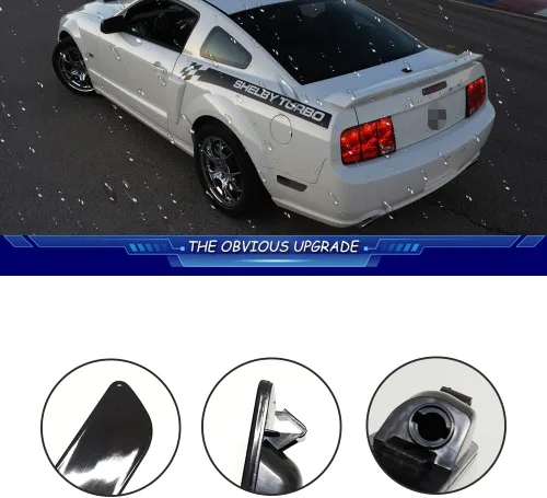 Miniatura 2 de JDMTECH Para Ford Mustang 2005 2006 2007 2008 2009 Carcasas de luz indicadora lateral trasera Lente ahumada Vivienda ahumada