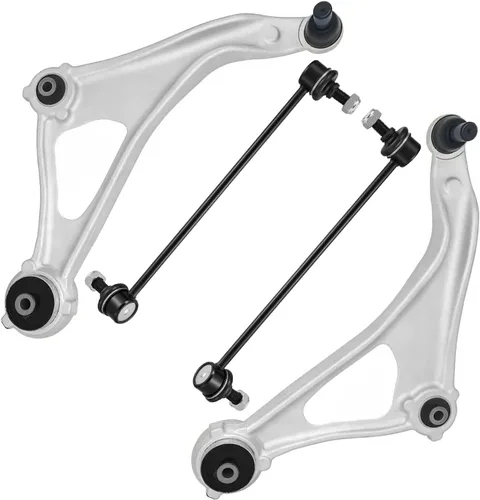 Miniatura 205 de Detroit Axle - AWD Kit de brazos de control delanteros de 4 piezas para Chrysler 300 2005-2023 Dodge Charger 2017-2023 Challenger 2017-2023, 2