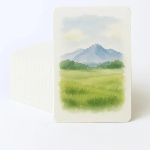 Moriquill Tarjetas de papel de acuarela de 4 x 6, prensa en frío de 300 GSM, 100 hojas, blanco natural sin ácidos, esquinas redondeadas a mano,