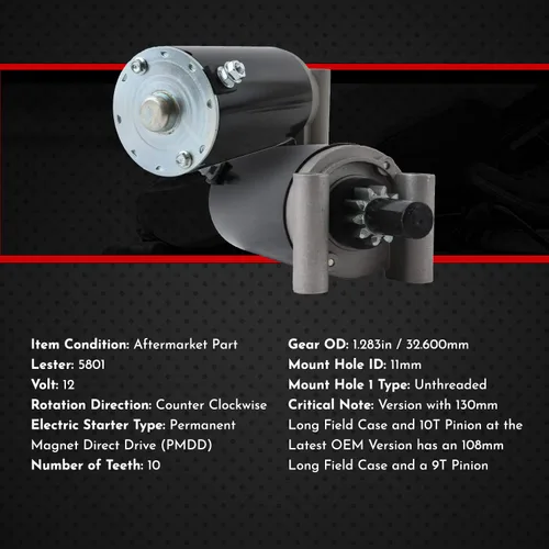Miniatura 6 de DB Electrical Arrancador 410-21069 compatible con/repuesto para Cub Cadet i1046, i1050, RZT 42, RZT 46, RZT 50, RZT L42, RZT L46, RZT L50, RZT L54