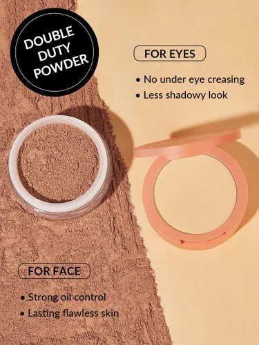 Miniatura 2 de SHEGLAM Insta-Ready - Polvo facial suelto debajo de los ojos, arena suave Arena lisa