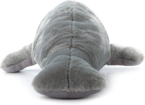 Miniatura 3 de The Petting Zoo Conservation Manatee - Peluche de peluche, regalos para niños, animales del océano, juguete de peluche de manatí de 18 pulgadas