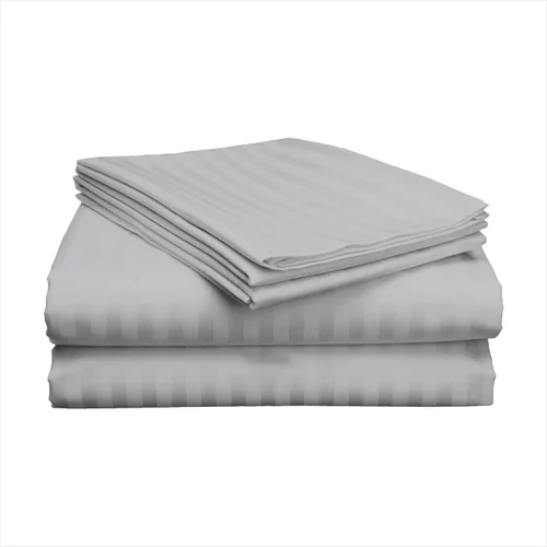 Sábanas Giza de 4 piezas, sábanas de algodón Giza tamaño individual XL, 100% algodón egipcio de fibra larga Giza certificado que se adapta a