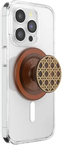 Miniatura 13 de PopSockets Agarre para teléfono con soporte magnético, parte superior intercambiable, sujeción segura para fundas MagSafe de iPhone, agarre