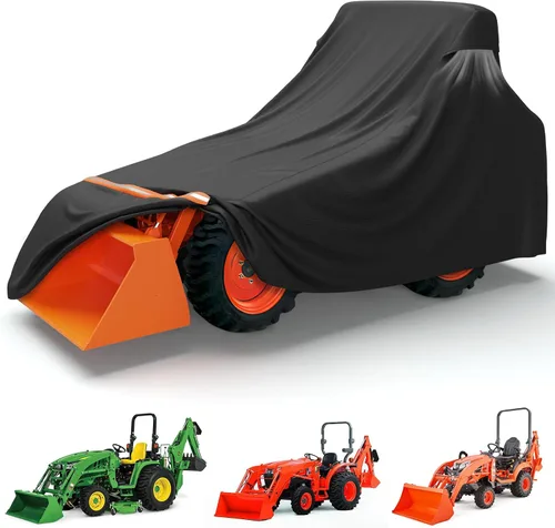 Miniatura 9 de STARTWO Cubierta Completa para Tractor Impermeable de Servicio Pesado, Universal se Adapta a la Mayoría de Tractores Utilitarios Compactos