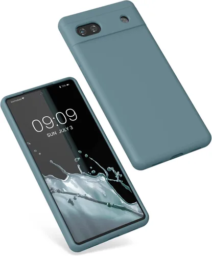 Miniatura 229 de kwmobile Funda Compatible con Google Pixel 6 Pro - Funda de teléfono de silicona TPU con acabado suave - Azul Arrecife