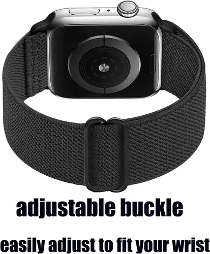 Miniatura 3 de Paquete de 8 correas elásticas deportivas de repuesto compatibles con IWatch de 1.496 pulgadas/1.575 pulgadas/1.614 pulgadas/1.654 pulgadas/1.732
